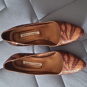 Manolo Blahnik Sequined Heels